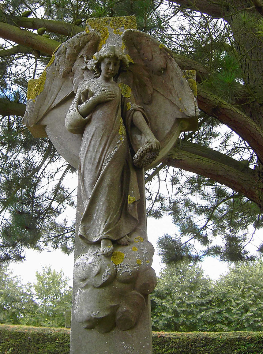 Angel in a graveyard 3