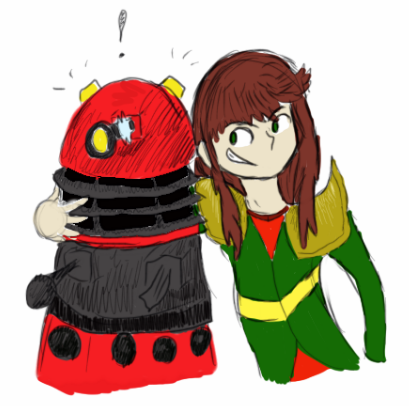 Dalek and Ari doodle