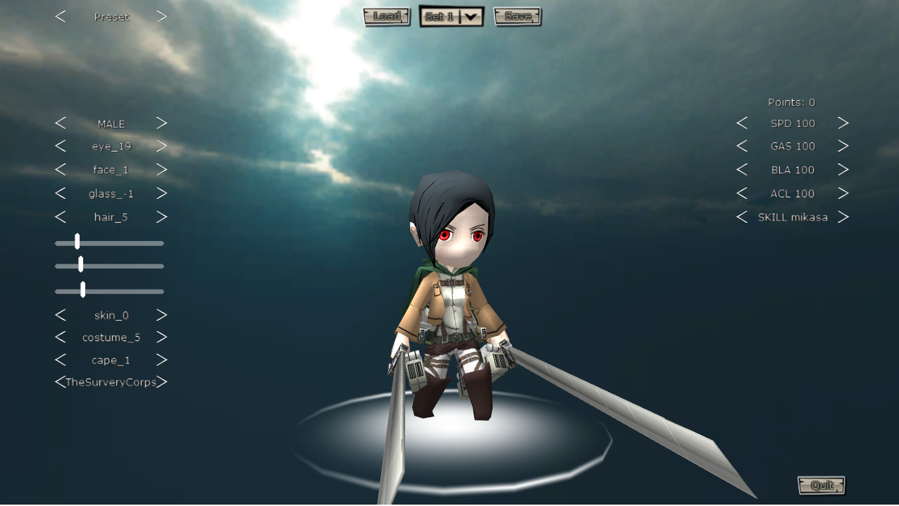 Attack On Titan Tribute game