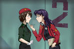 Anya x Misato: Romance in a workplace by CheshireCat2186