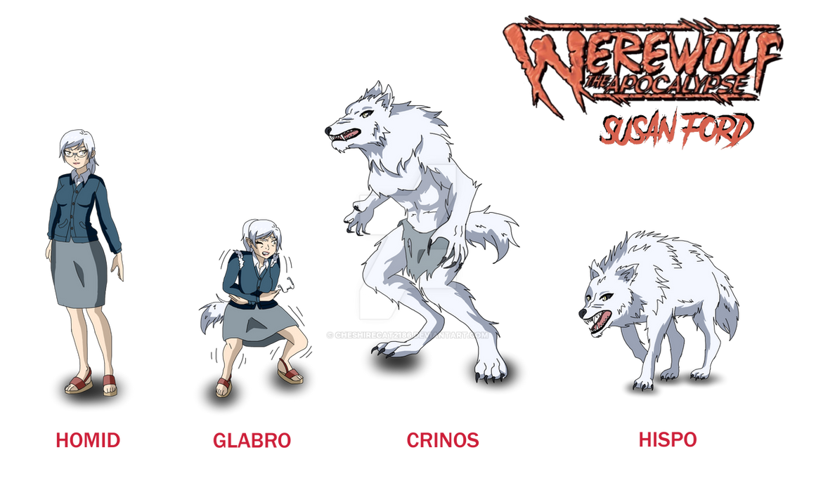 Werewolf The Apocalypse Susan Ford ref sheet by CheshireCat2186 on