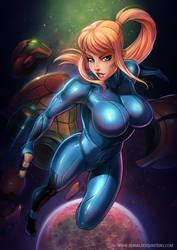 Samus Aran Metroid Prime by reiq