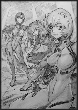 Evangelion girls