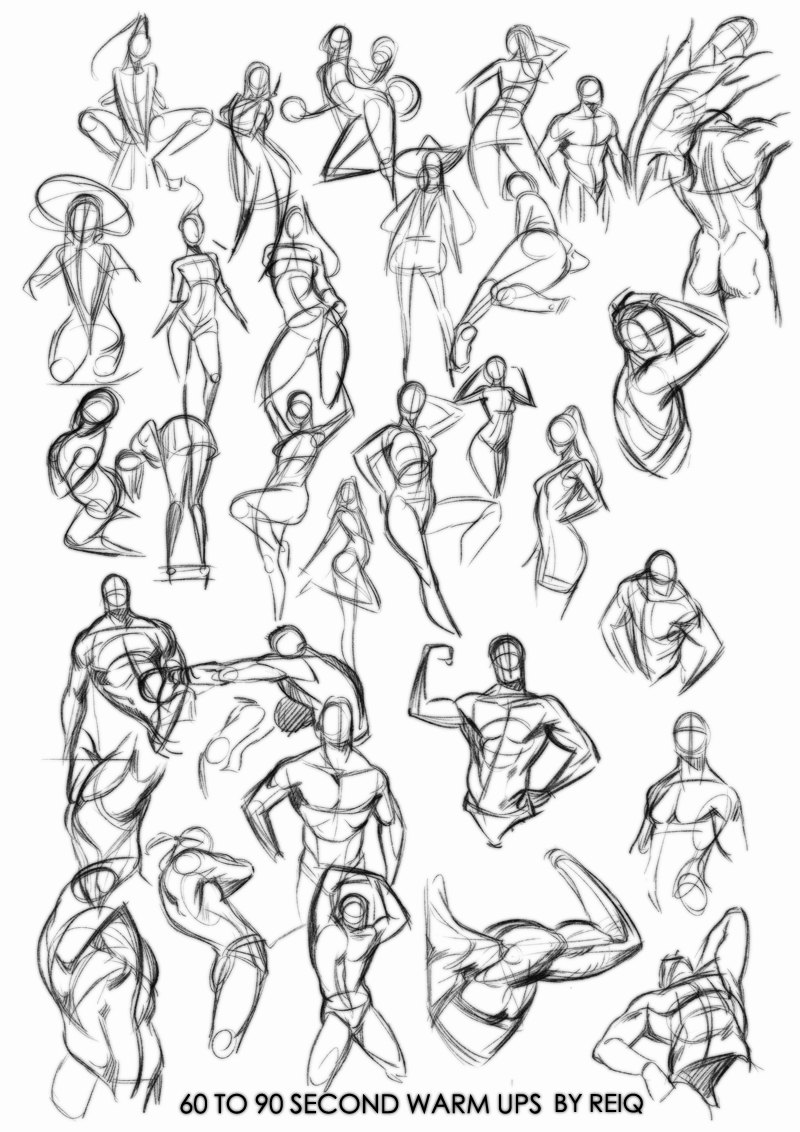 Warm ups drawings, that will change you life.