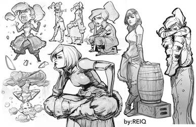 Korra Drawings from The Drawing Club