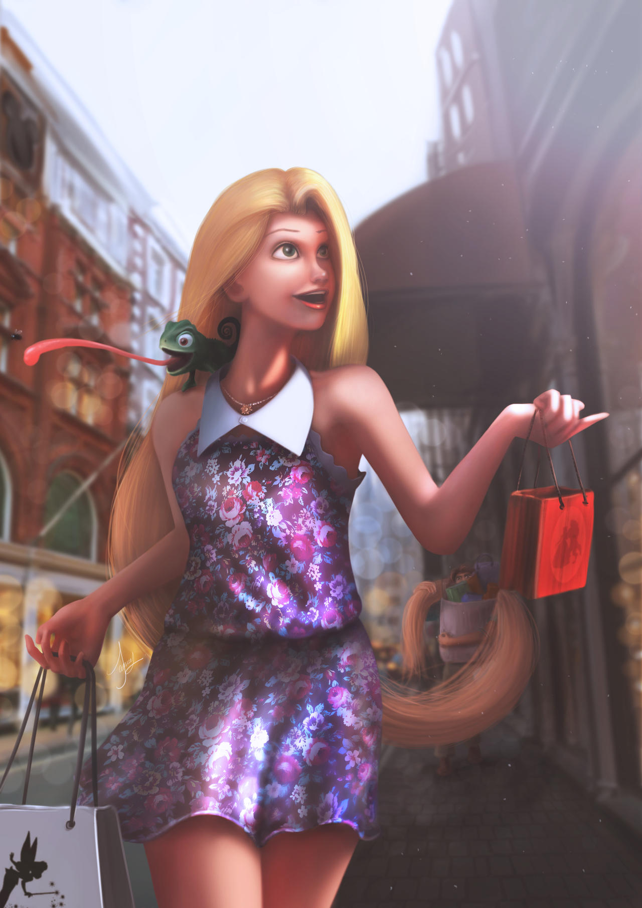 Rapunzel fan art (Genre bend)