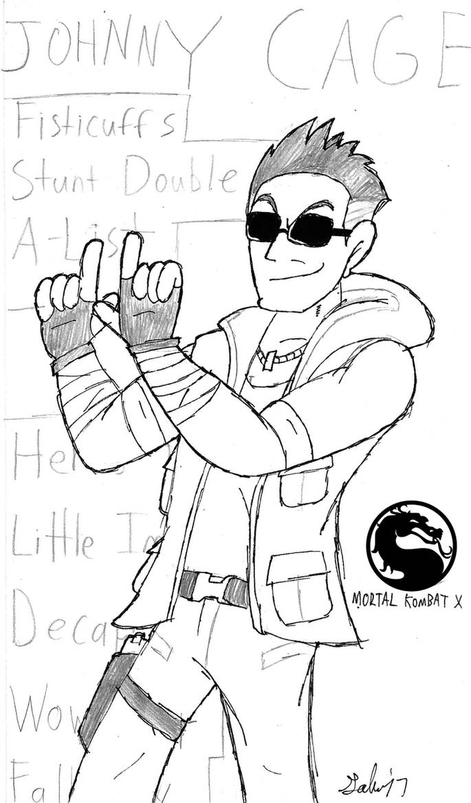 MKX: Johnny Cage by DrFurball