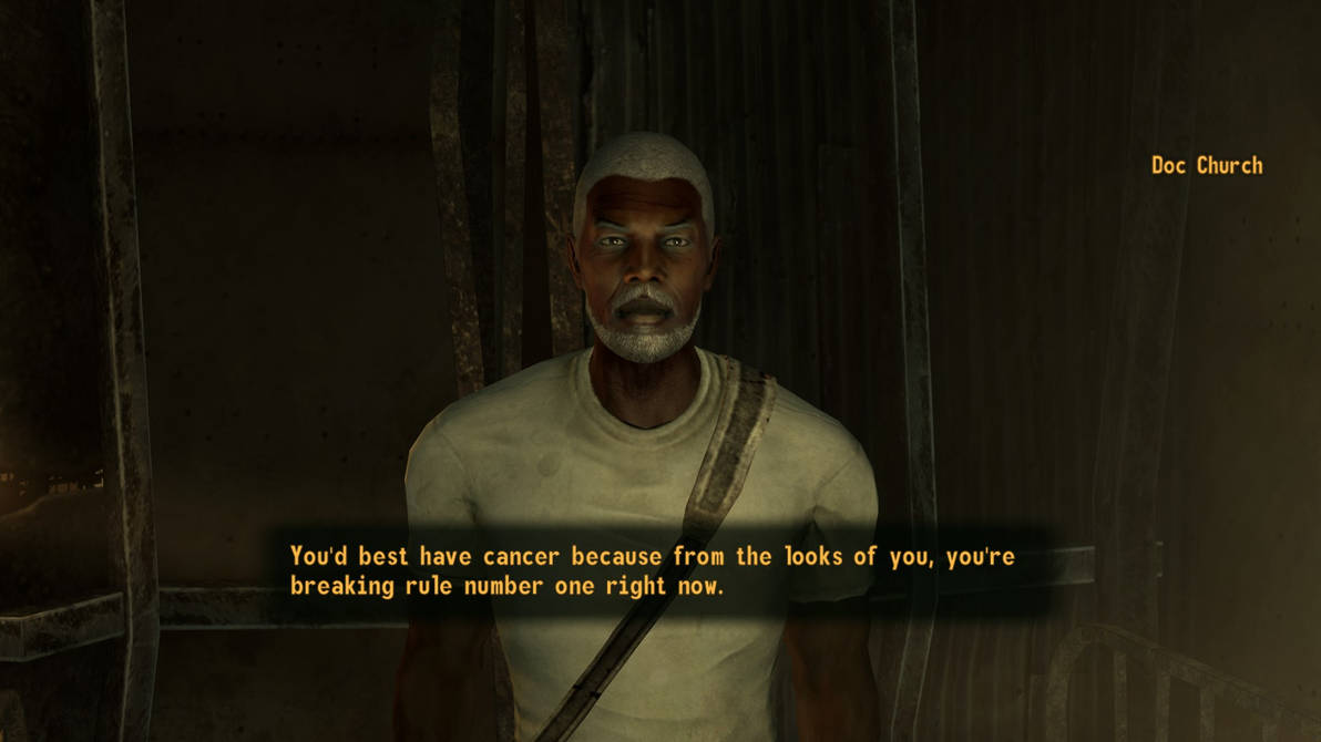 Fallout: 3 - A Friendly Doctor... by OverlordAvarice on DeviantArt