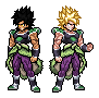 Broly (DBS) Rage Form and SSJ by BlueStoneW on DeviantArt