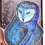 (ACEO) space owl