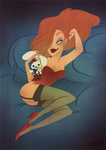 funny bunny by taffygiraffe