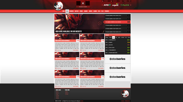 Rhino-Esport webdesign