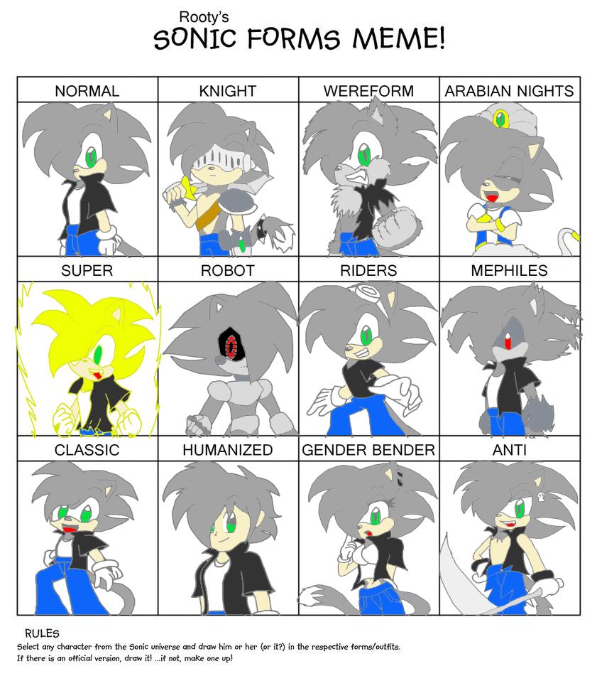 Sonic Forms Meme Xp Kasamoto