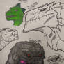 Godzilla Sketches