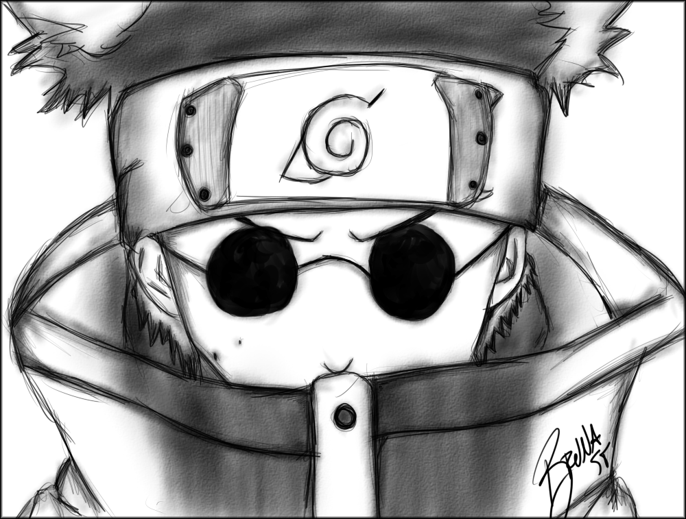 Aburame Shino - Digital Drawing