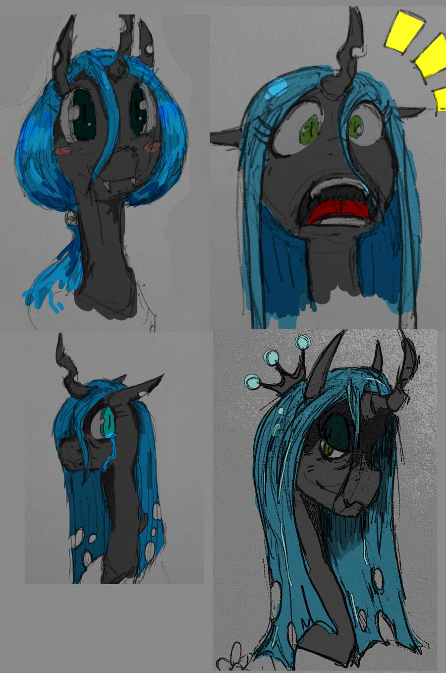 Queen Chrysalis Moods