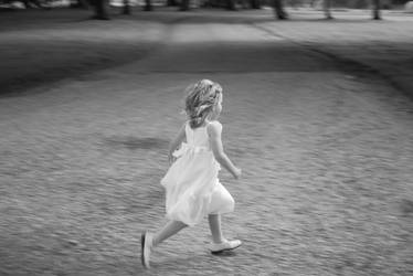 Little girl running 2