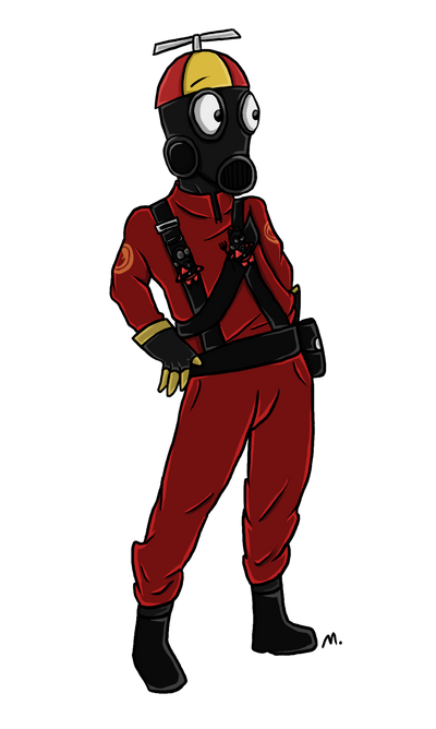 Commission - Pyro OC2 by xMashykax on DeviantArt