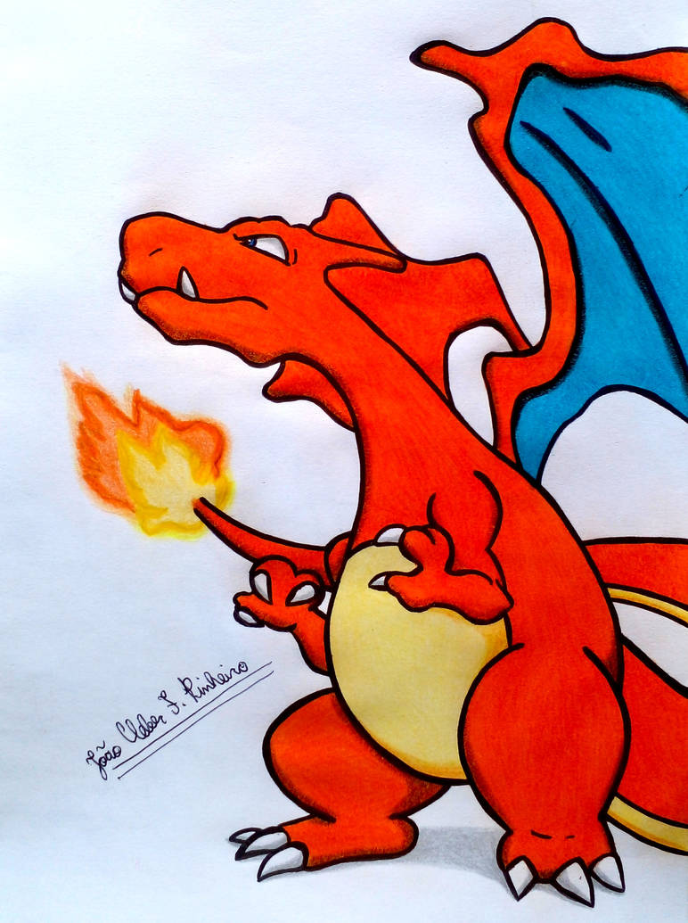 Pokemon Red: Charizard by JCArt0 on DeviantArt