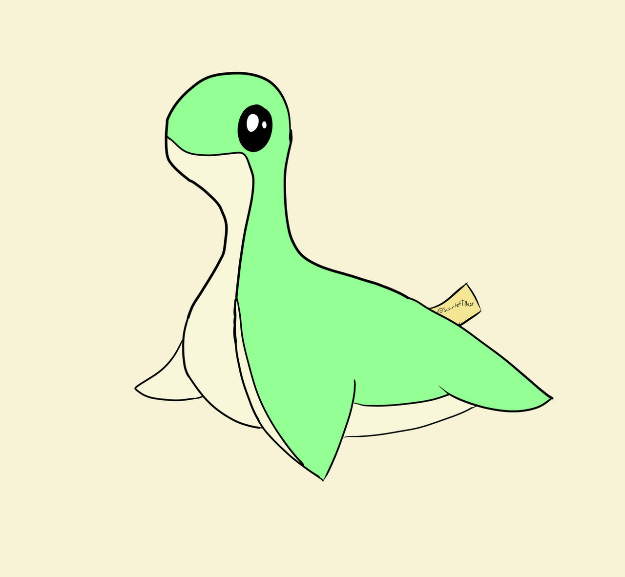 Nessy Colouring In Nessie Drawing by ScarleTheT0aster on DeviantArt