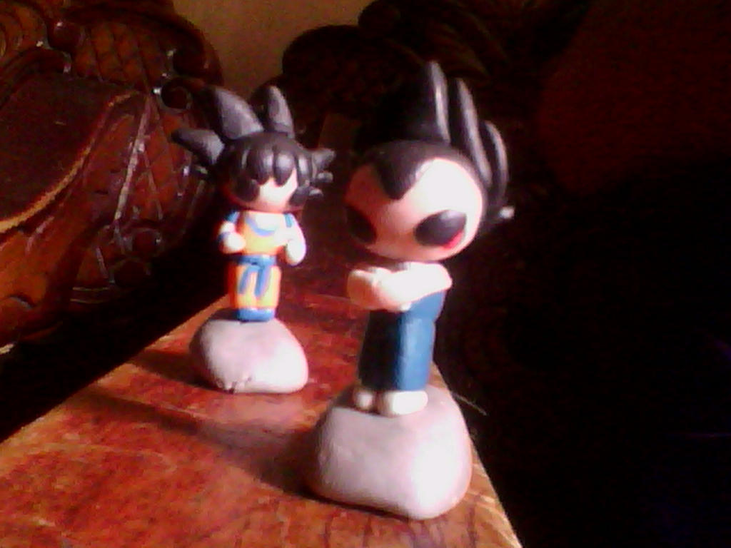 Dbz Clay Rocks Dragon Ball Z Clay art (chibi form) by Erisv on DeviantArt