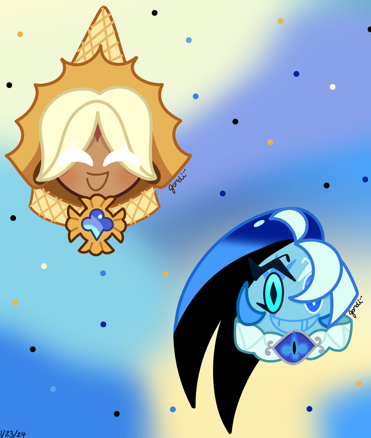 Shadowvanilla Inflation Pure vanilla and Shadow Milk Cookie by JordiDoesDrawing on DeviantArt