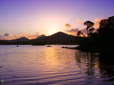 Sunset over Glengarriff Bay