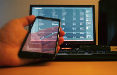 Transparent mobile