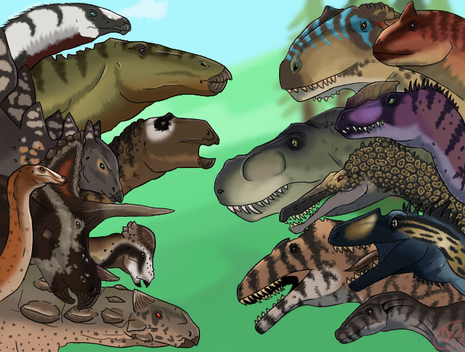 Herbivores VS Carnivores by TransparentDragon on DeviantArt