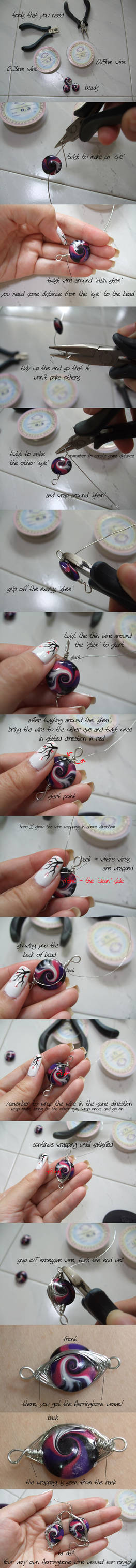 Herringbone Wire Weave Tut by snowskin