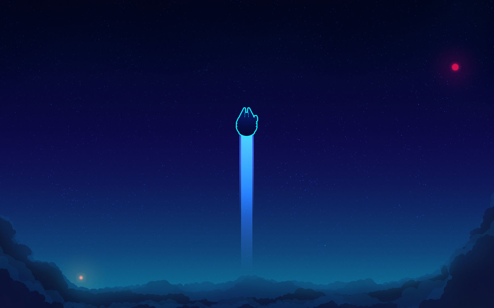 millennium falcon wallpaper by