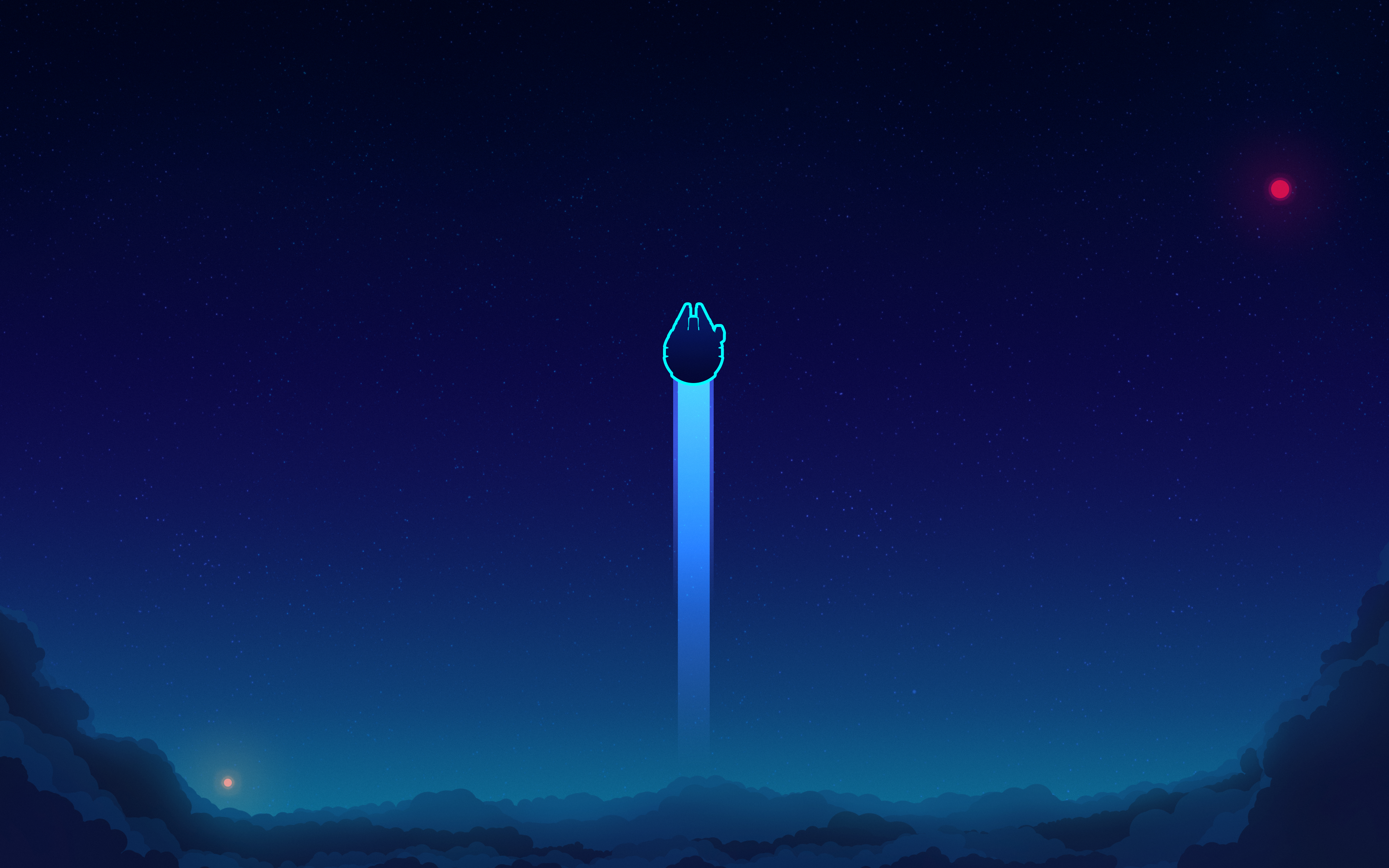 Millennium online falcon wallpaper