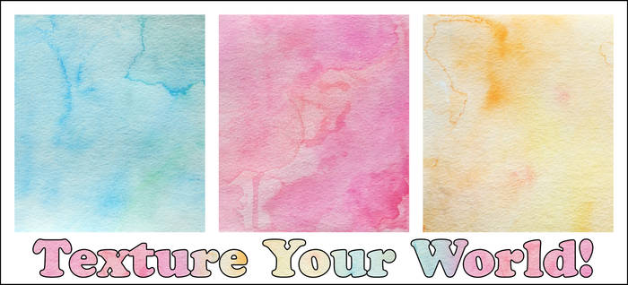 Texture Your World - Watercolor Rainbow
