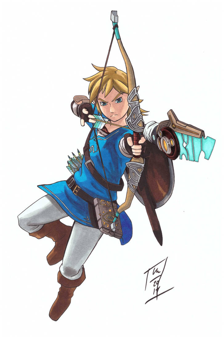 Link Legend of Zelda Breath of the Wild by Akiryuu62 on