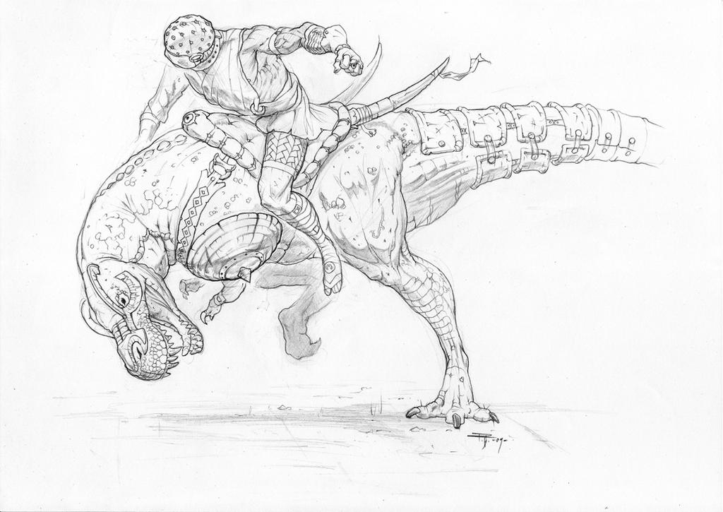 Marvel T Rider Rex T-Rex Rider by fabbro85 on DeviantArt