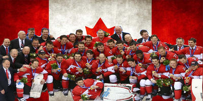 Team Canada Mens Gold Medal Header