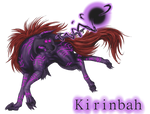 OC-Kirinbah the Demon Unicorn by LycanthropeHeart