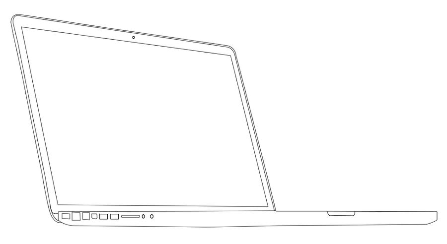 Macbook Deviantart Vectorized Macbook Pro by GPMaster on DeviantArt