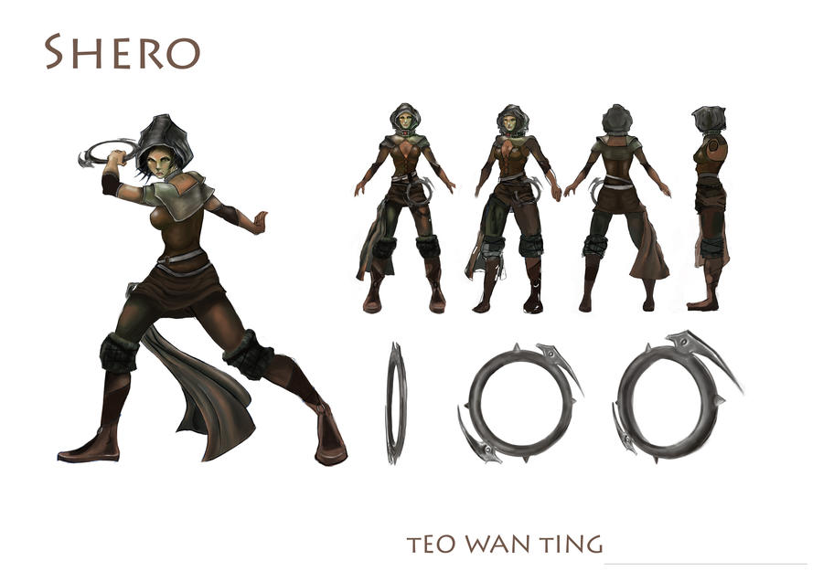 Shero Rwnd Shero 2D concept art by BobTeoWanTing on DeviantArt