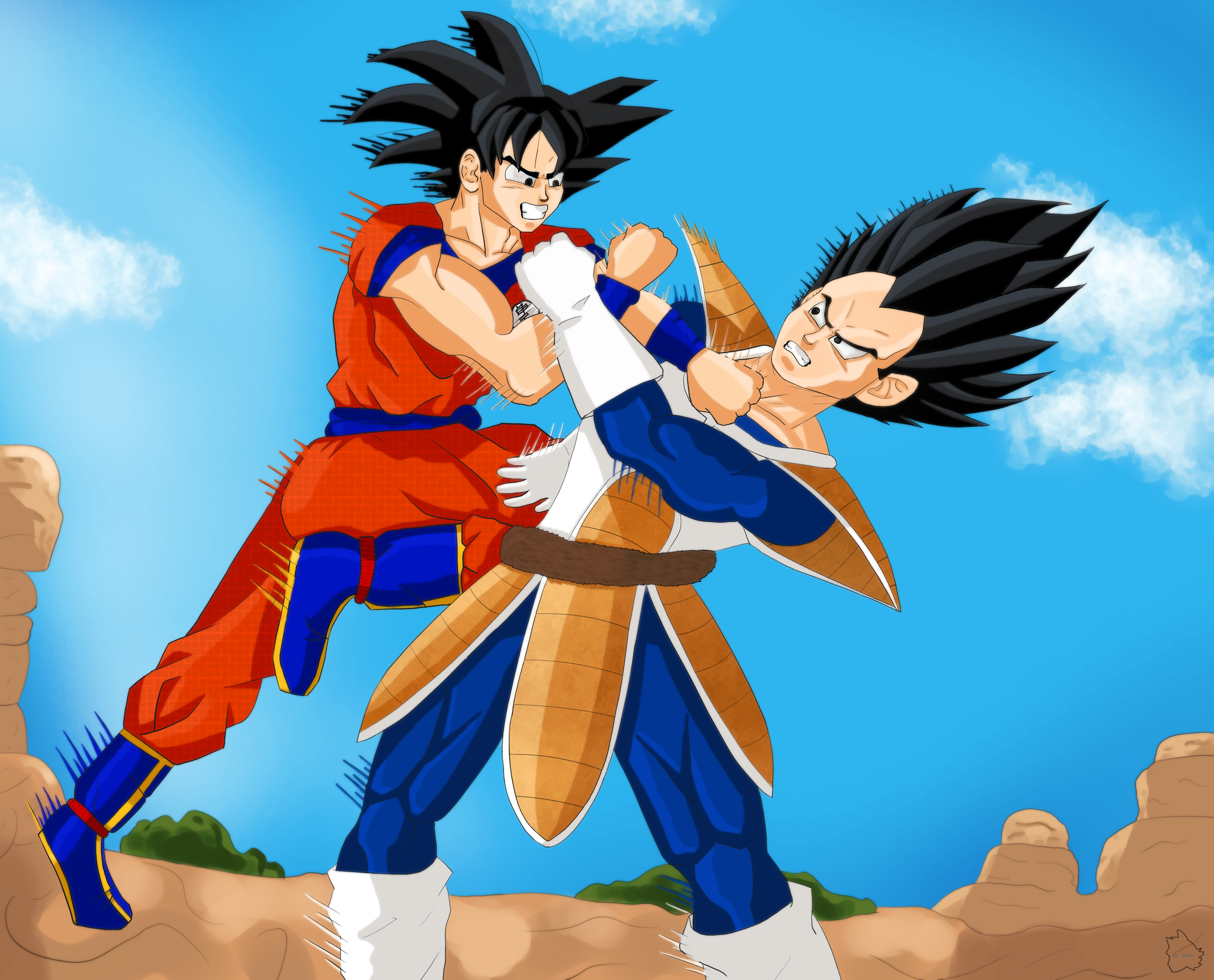 Goku vs. Vegeta, Dragon Ball Wiki