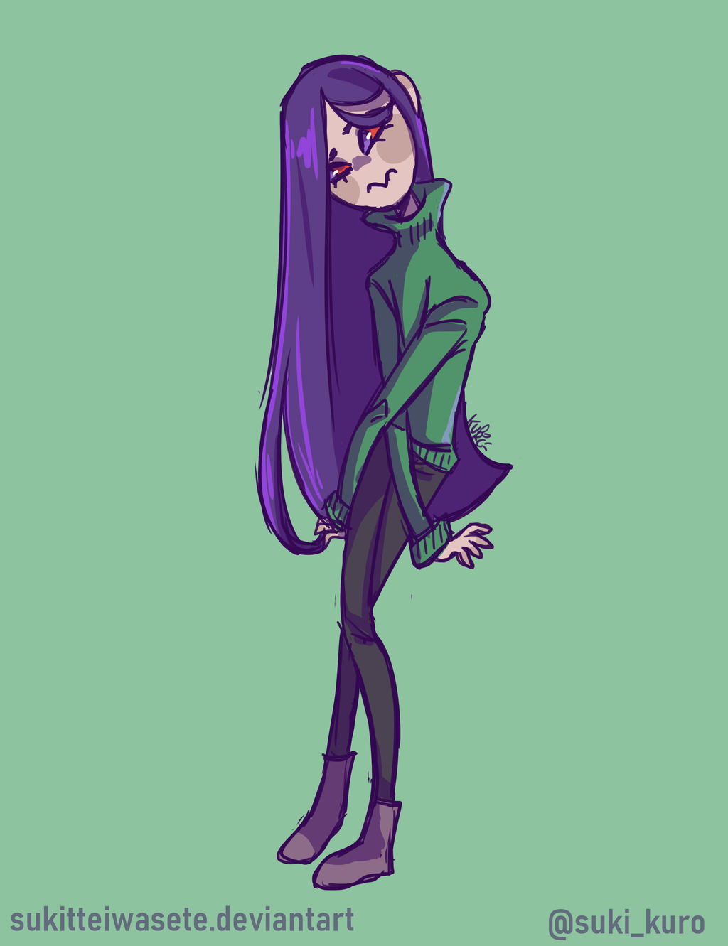 Purple Person By Sukitteiwasete On Deviantart Purple Person By Sukitteiwasete On Deviantart