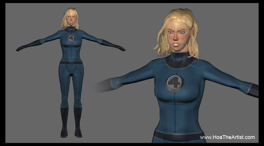 Susan Storm Richards 3D