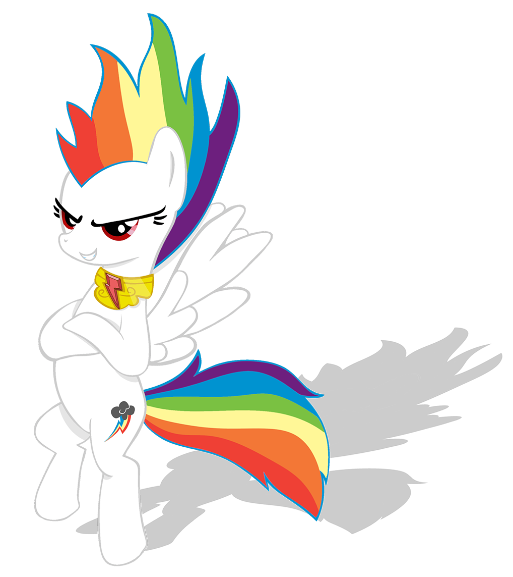 Super Rainbow Dash - Dat Badass Grin by Lux-Klonoa on DeviantArt