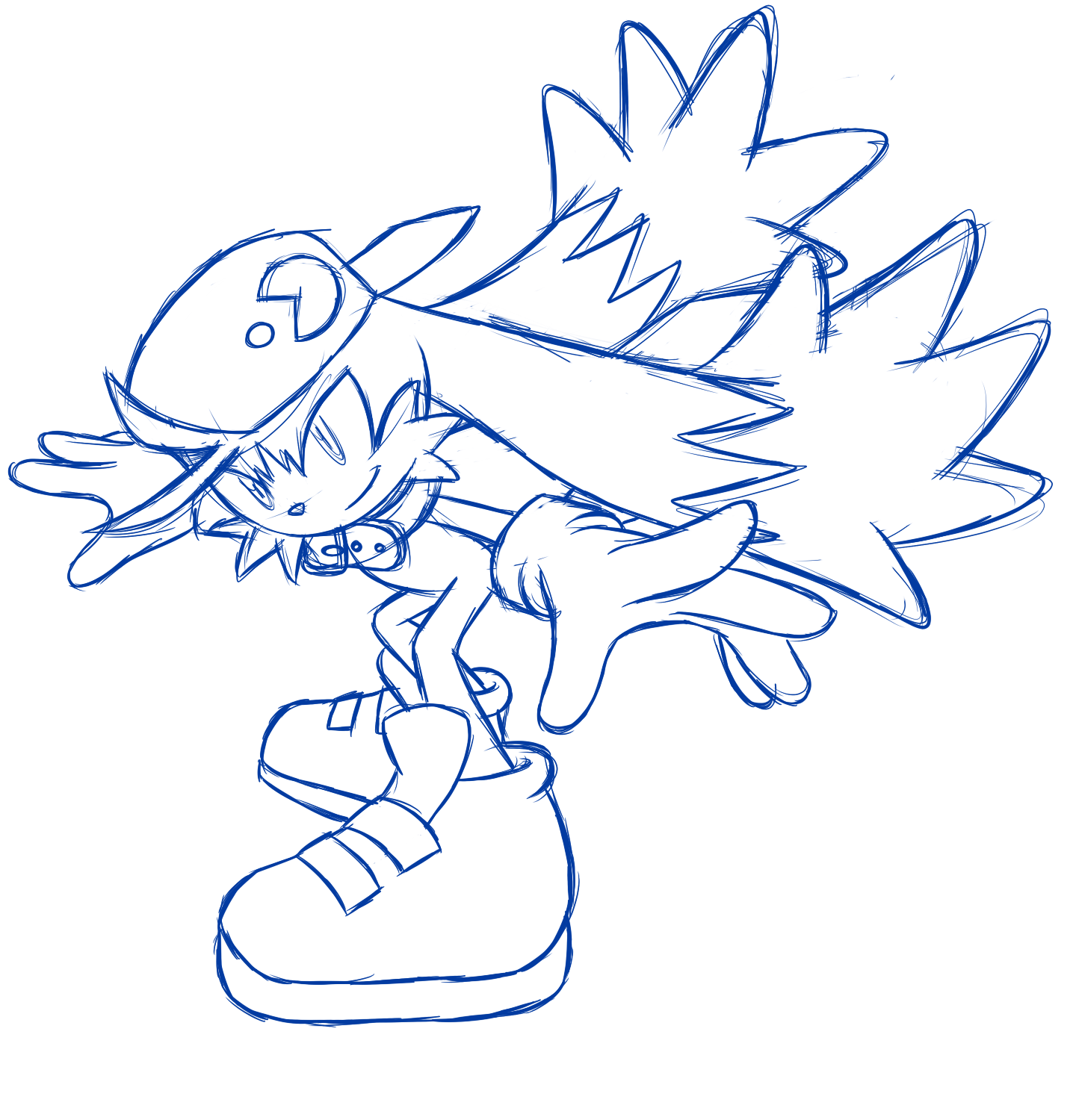 Super Klonoa - Sketch by Sonicguru