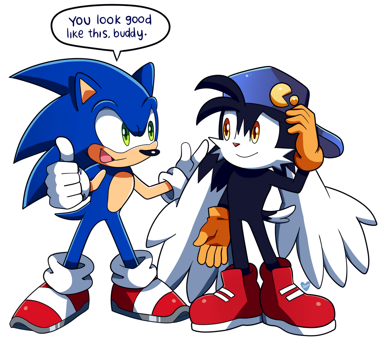 Sonic approves unclothed Klonoa! by Lux-Klonoa on DeviantArt