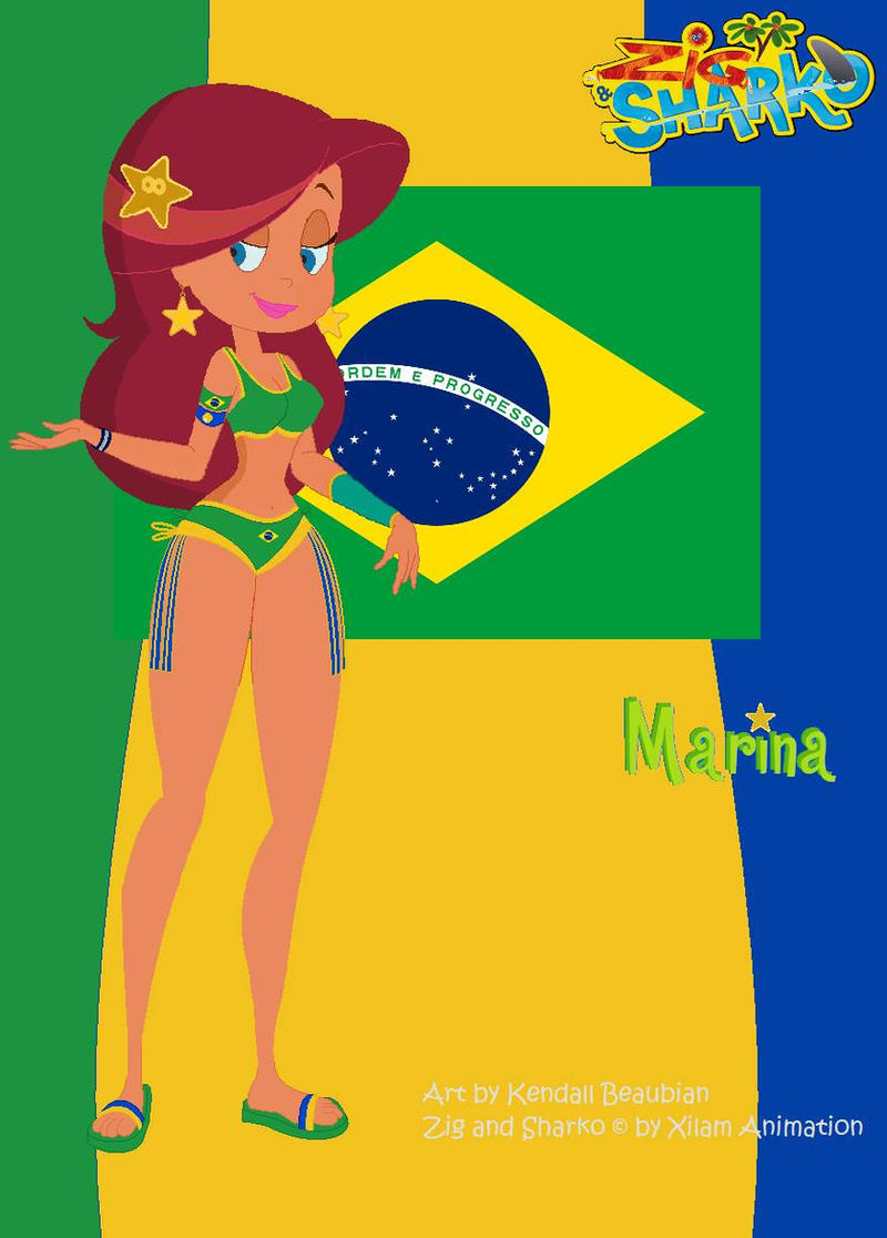 Bikini Marina (Brazilian Version) Zig and Sharko by Chompy2000 on DeviantArt