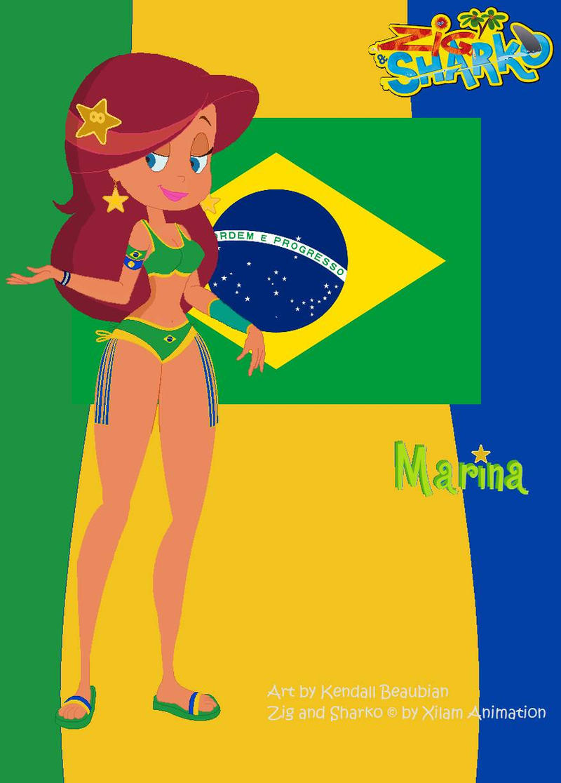 Bikini Marina (Brazilian Version) Zig and Sharko by Chompy2000 on DeviantArt Bikini Marina (Brazilian Version) Zig and Sharko by Chompy2000 on DeviantArt