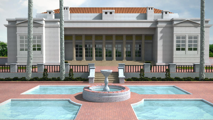 Scarface Mansion 3D Replica by BeShiek on DeviantArt