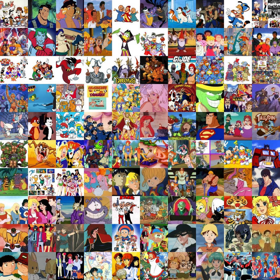 Poster Fantastici Poster Retrò Anni '70 Con Divertenti Personaggi Dei Cartoni Animati Che Camminano 840070 383 - Foto 5