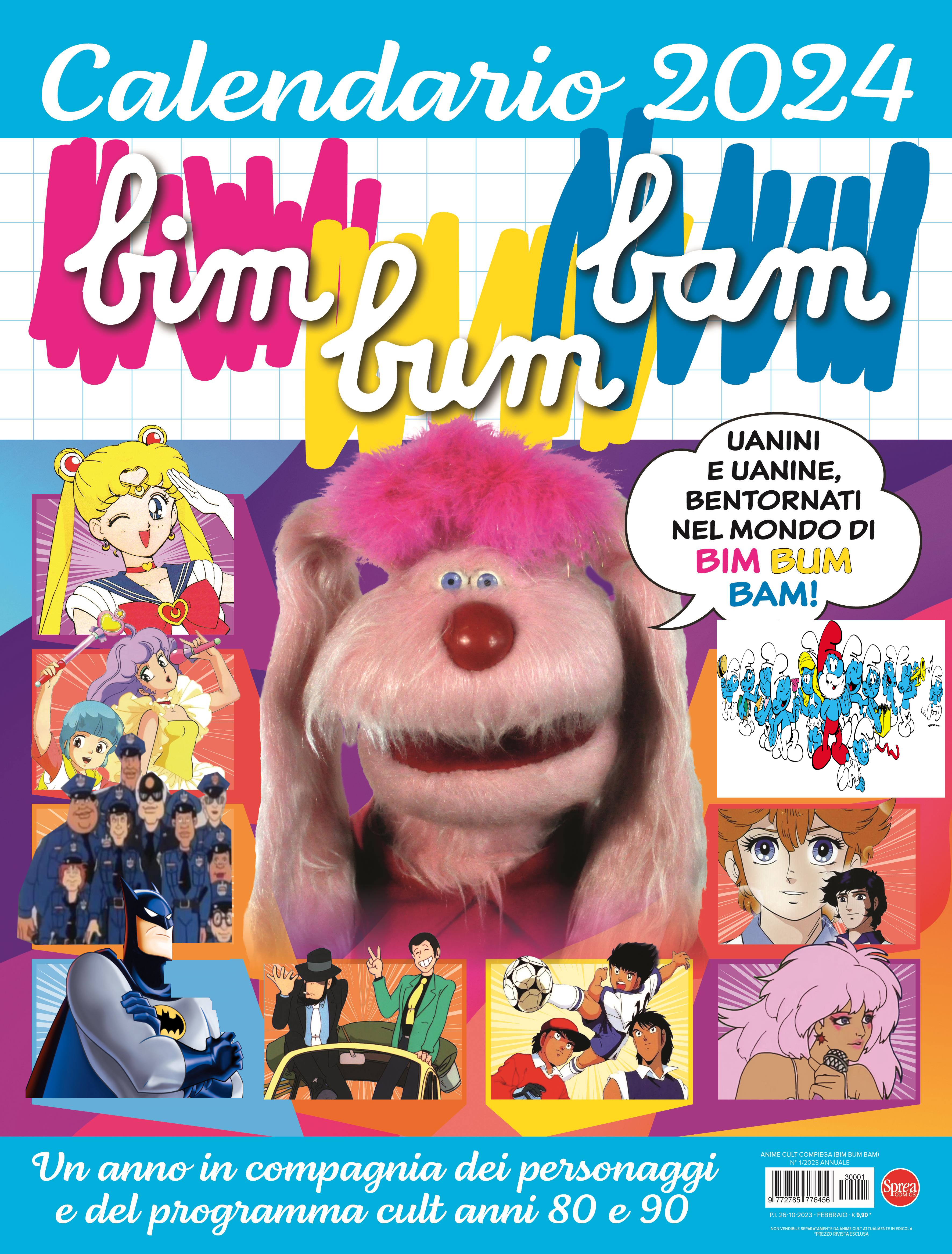 Calendario Bim Bum Bam 2024 da Sprea Comics by EmmanuelDup on